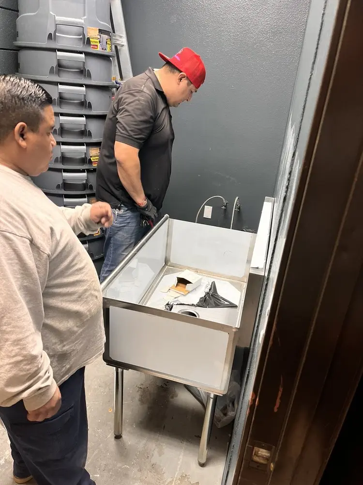 Commercial plumbing and sink installation in Conneaut